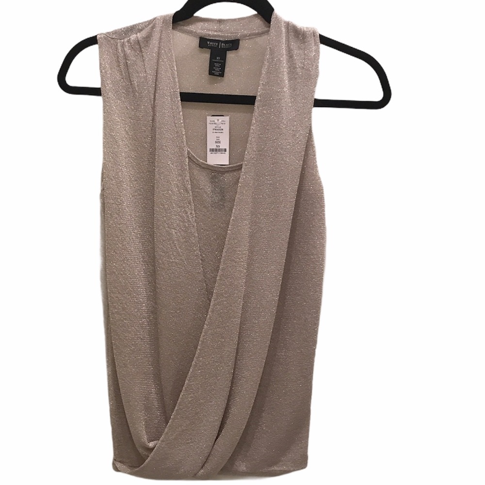 White House Black Market Sleeveless Sweater Vest Top